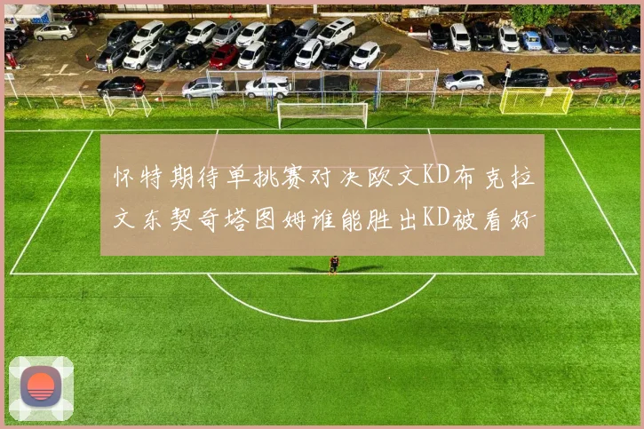 怀特期待单挑赛对决欧文KD布克拉文东契奇塔图姆谁能胜出KD被看好获胜